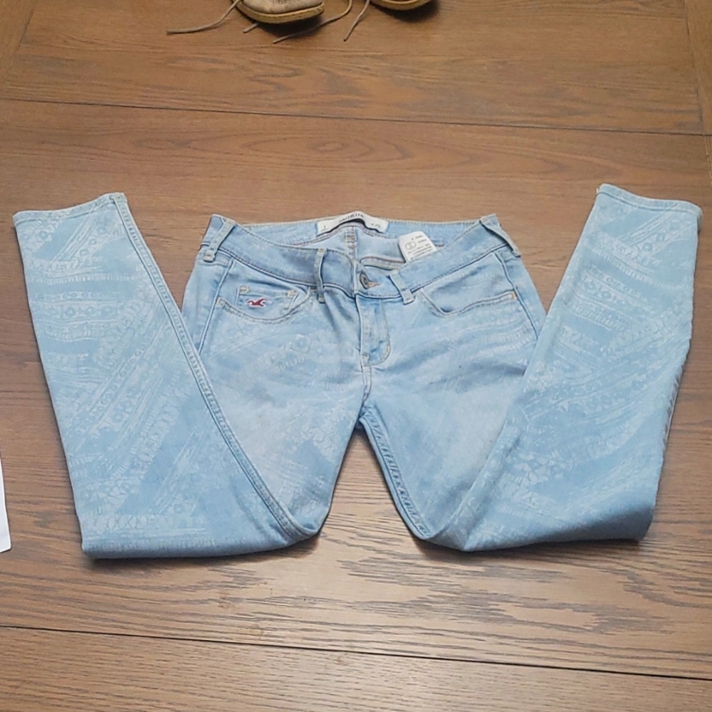 Hollister Jeans size 1 waist 25 light wash